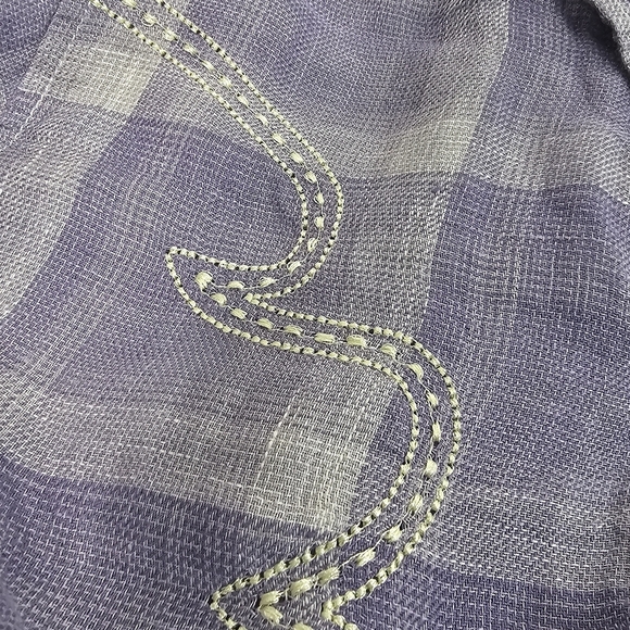 Shyanne Western Shirt Women's Sz XXL Purple Long Sleeve Cowgirl - Picture 9 of 10